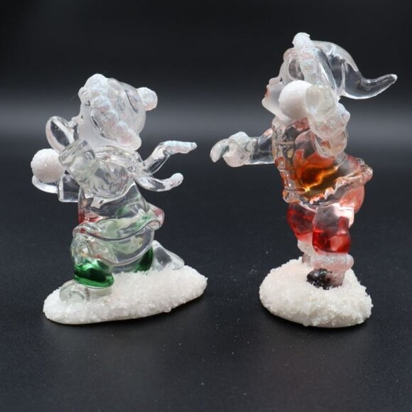 Heritage Mint Holiday Ice Sculptures Snowballs Children Christmas Acrylic - Picture 2 of 7